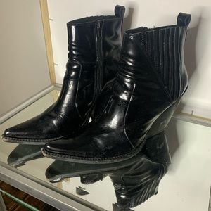 Jeffrey Campbell Homage Patent leather bootie